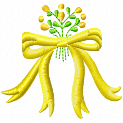 Ribbions And Bows Embroidery Design 1 Ribbions And Bows Embroidery Design 1